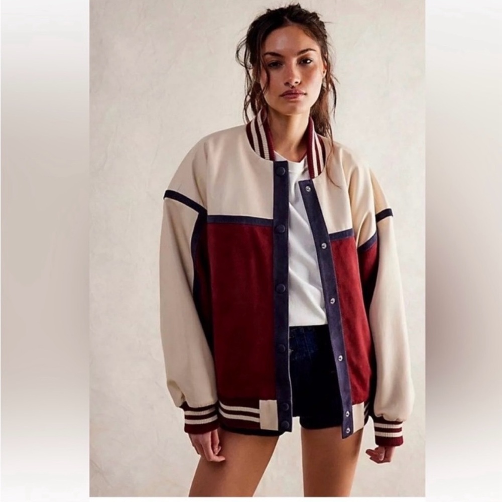 We The Free Stevie Varsity Bomber